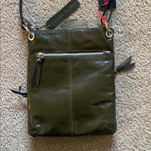 NINO BOSSI - Genuine Leather Olive Green Purse - Picture 2 of 7